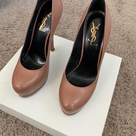 Yves Saint Laurent 36.5 Nude Pumps Tribtoo - Picture 3 of 5